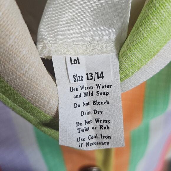 VTG 70s Rainbow Stripe Blazer Jacket | Costume Disco Festival Ringleader - Picture 5 of 5